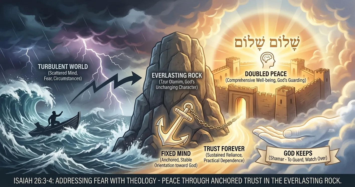 Isaiah 26:3-4 Explained: Hebrew 'Peace, Peace' (Shalom Shalom) and the Everlasting Rock